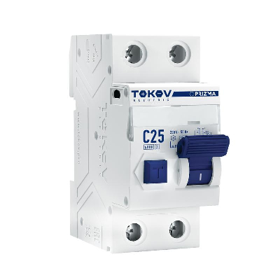 Выключатель автоматический TOKOV ELECTRIC 1P+N 25А AC 6кА (TKE-PZ60-RCBO-2-25-30-AC) в Москвe