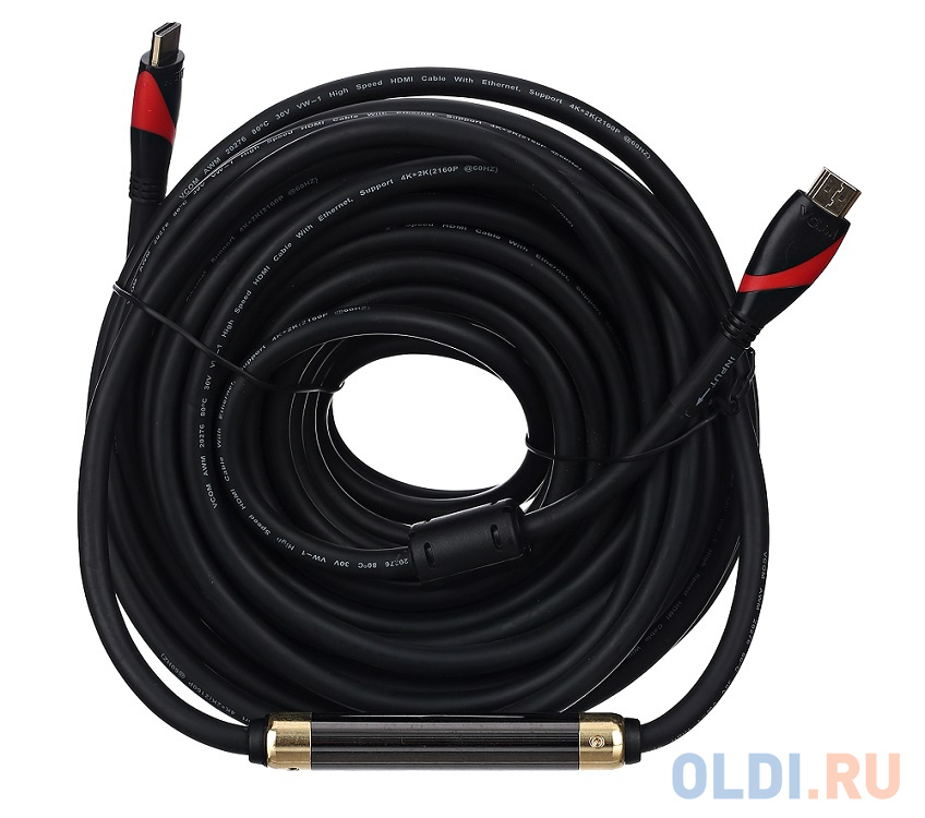 Кабель HDMI 19M/M ver 2.0, 2 фильтра,15m VCOM <CG525D-15M