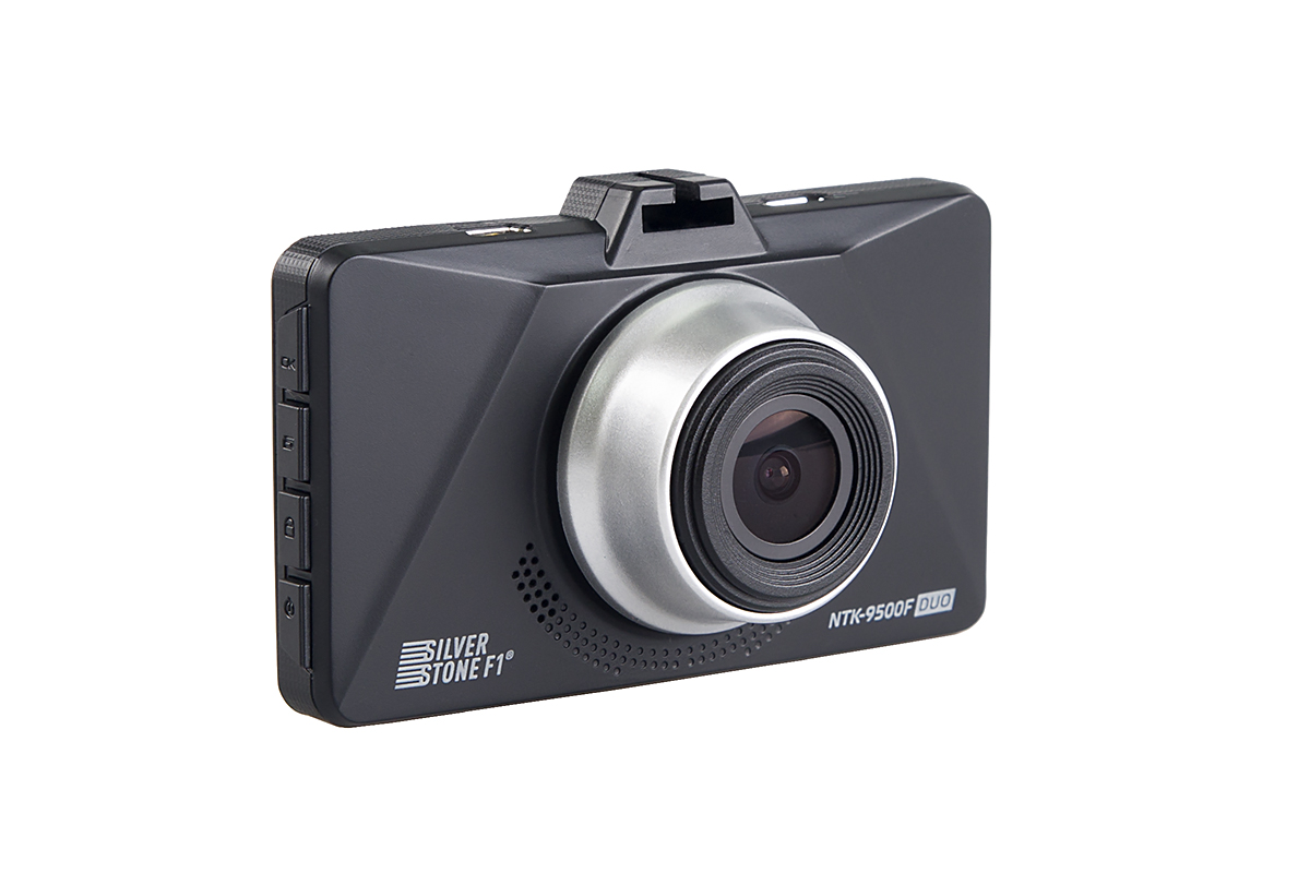 Видеорегистратор SilverStone F1 NTK-9500F DUO, 2 камеры, 1920x1080 30 к/с, 140°, G-сенсор, microSD (microSDHC)