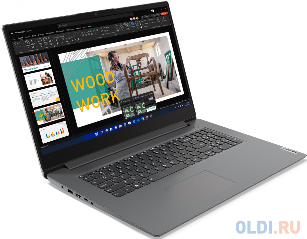 Ноутбук Lenovo V17 G4 IRU Core i3-1315U/8Gb/SSD512Gb/17.3&quot;/IPS/FHD/NoOS/grey  (83A2000URU)