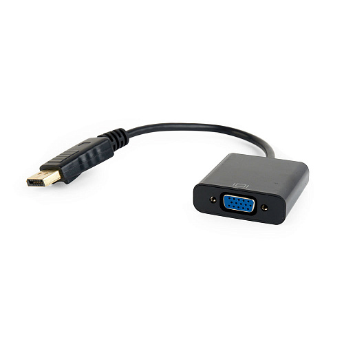 Переходник (адаптер) DisplayPort(20M)-VGA(15M), 15 см, черный Cablexpert