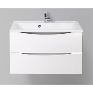 Тумба с раковиной BelBagno Marino-Cer 80 Bianco Lucido (MARINO-CER-800-2C-SO-BL-P, BB-0322-80-LVB)