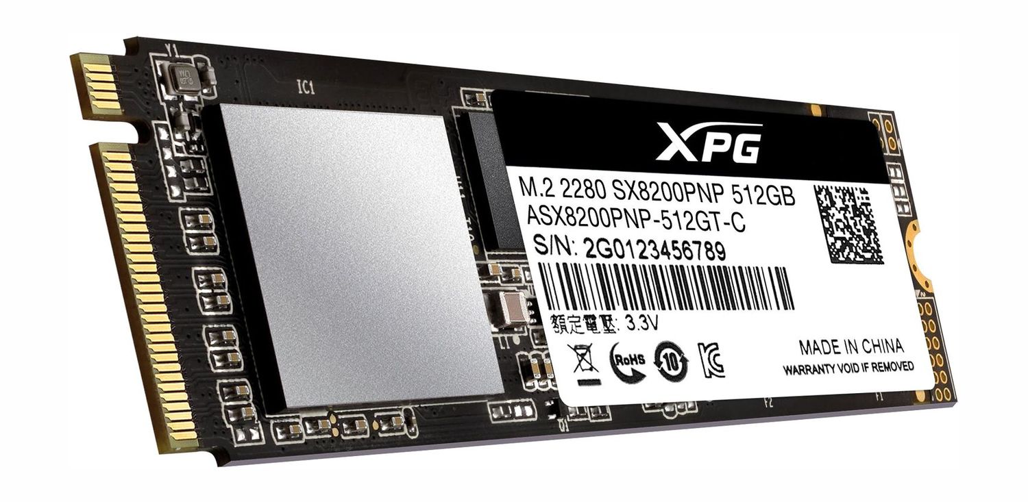 Накопитель SSD A-Data XPG SX8200 Pro 512Gb (ASX8200PNP-512GT-C)