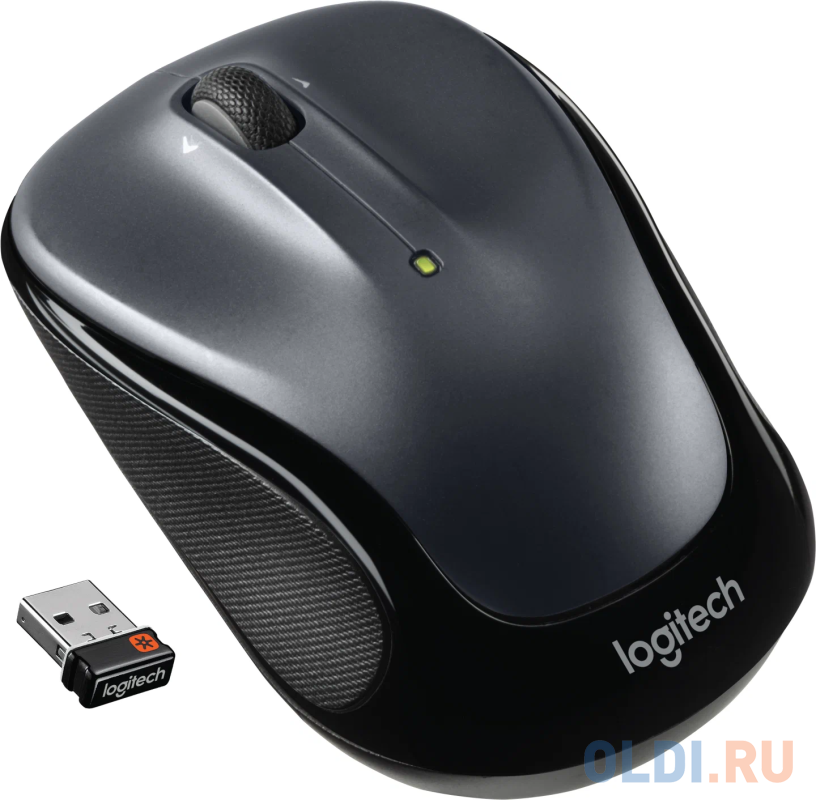 Мышь беспроводная Logitech M325 чёрный серый USB + радиоканал