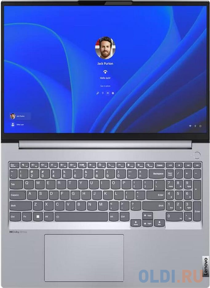 Ноутбук Lenovo ThinkBook 16 G4+ IAP/Core i5 1240P/16Gb/SSD512Gb/RTX2050 4GB/16&quot;/WXQGA/IPS/Win11Pro/Silver (21CY004NRU)