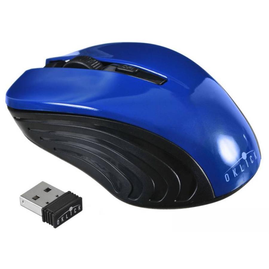 Мышь Oklick 545MW Black-Blue USB в Москвe