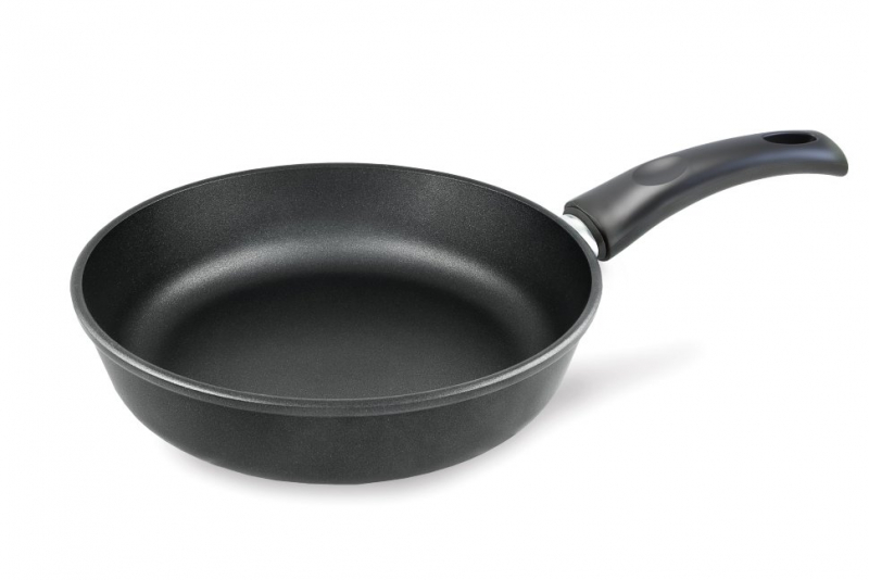 Сковорода Нева Металл Посуда "Особенная" Титан II 20 см, алюминий, антипригарное покрытие, черный без крышки (НМП9120)