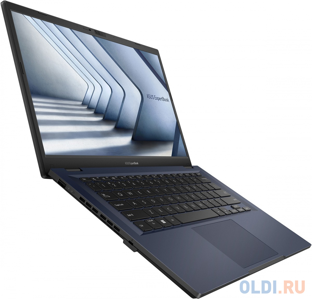 Ноутбук Asus ExpertBook B1 B1402CBA-EB3491 Core i7 1255U 16Gb SSD512Gb Intel UHD Graphics 14" IPS FHD (1920x1080) noOS black WiFi BT Cam (90NX05V