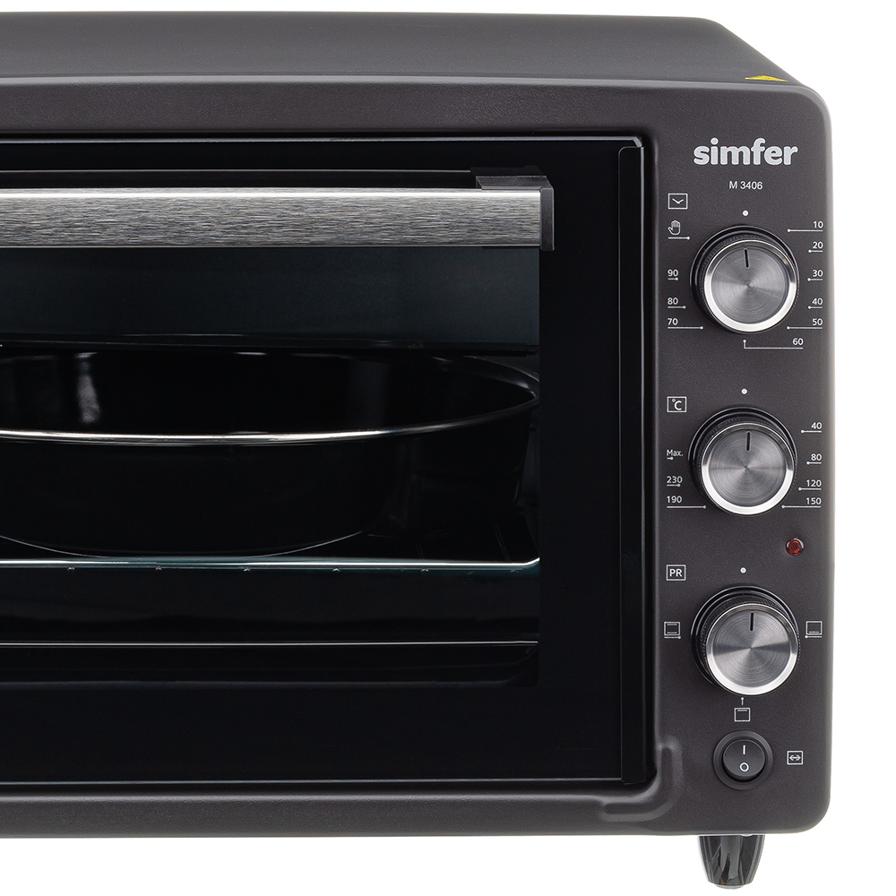 Мини-печь Simfer M3406 Albeni Comfort, 4 режима работы, с вертелом в Москвe