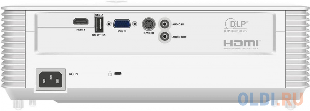 Проектор ScreenPlay INFOCUS [SP126] DLP, 4000 lm, WXGA, 30 000:1, 1.541.72:1, HDMI 1.4, VGA in, S-Video, 3.5mm in/out, USB-A, лампа 15 000ч.(ECO mode)