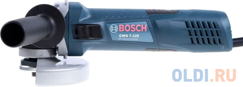 Углошлифовальная машина Bosch GWS 7-125 720Вт 11000об/мин рез.шпин.:M14 d=125мм (0601388108)