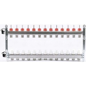 Коллекторная группа Uni-Fitt 1''х3/4'' 13 выходов с расходомерами и термостатическими вентилями (450I4313)