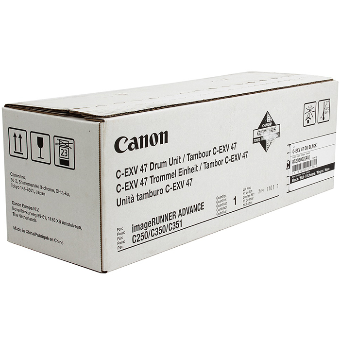 Драм-картридж (фотобарабан) Canon C-EXV47Bk/8520B002AA, 39000, оригинальный, для Canon imageRUNNER ADVANCE С250 / С350 / С351