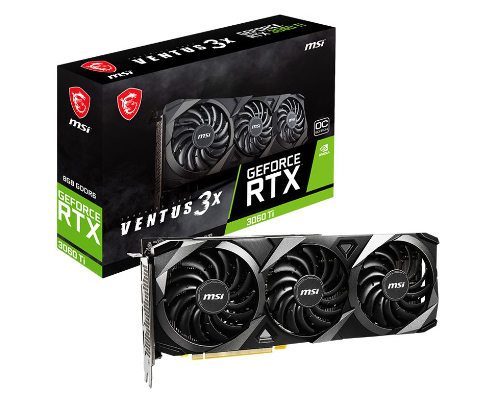 Видеокарта MSI GeForce RTX 3060 Ti VENTUS 3X