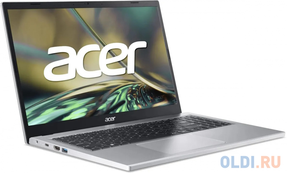 Ноутбук Acer Aspire 3 A315-24P-R7MX, 15.6",  IPS, AMD Ryzen 5 7520U 2.8ГГц, 4-ядерный, 16ГБ LPDDR5, 512ГБ SSD,  AMD Radeon , Windows 11 Home, сер