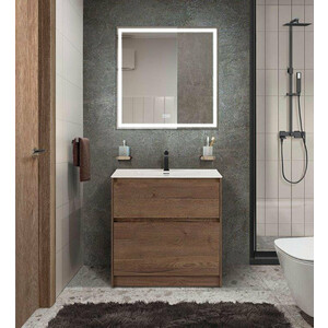 Тумба под раковину BelBagno Kraft-39 70х39 Rovere Tabacco (KRAFT39-700/390-2C-PIA-RT)