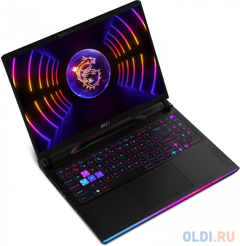 Ноутбук MSI Raider GE68 HX 13VG-205RU Core i7 13700HX 32Gb SSD2Tb NVIDIA GeForce RTX4070 8Gb 16" IPS QHD+ (2560x1600) Windows 11 Home black WiFi