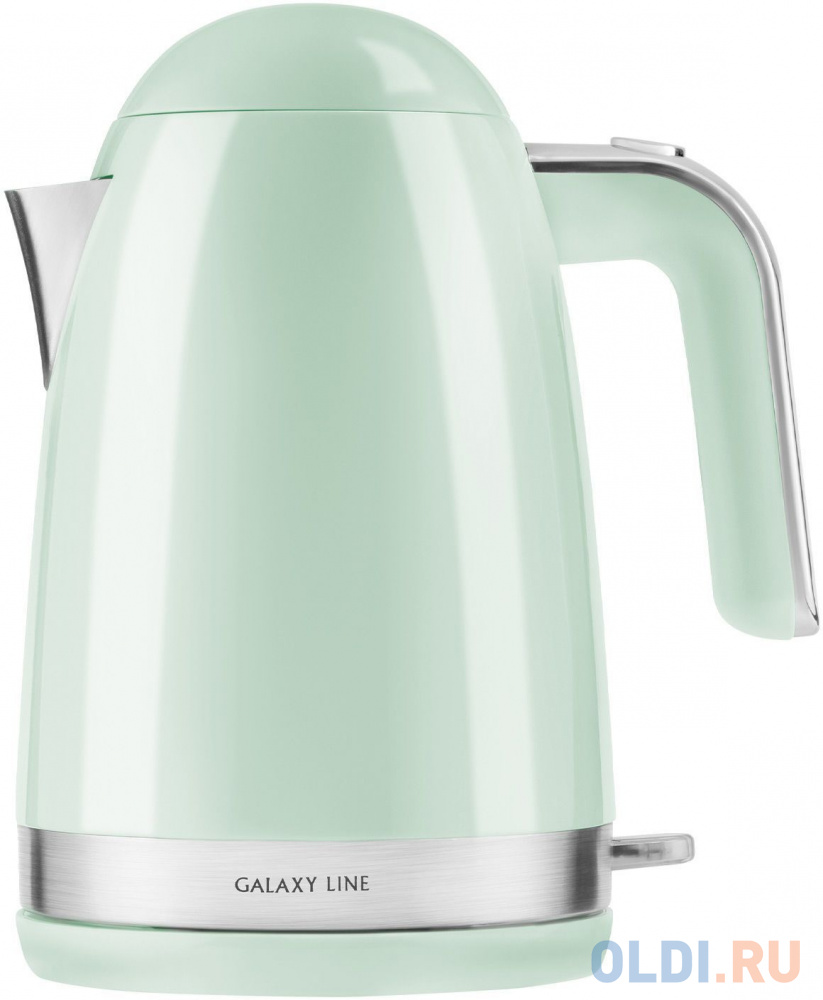 Чайник электрический Galaxy Line GL 0332 1.7л. 2200Вт мятный (корпус: нержавеющая сталь)
