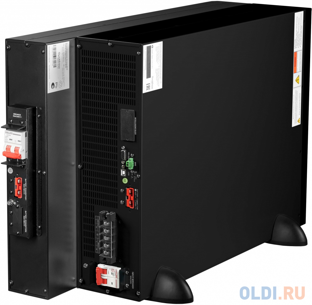 Systeme Electriс Smart-Save Online SRV, 10000VA/9000W, On-Line, Extended-run, Rack 5U(Tower convertible), LCD, Out: Hardwire, SNMP Intelligent Slot, U