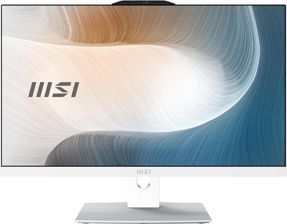 Моноблок MSI Modern AM242P 1M-1024XRU 23.8" 1920x1080, Intel Core i5-120U 1.4 ГГц, 8Gb RAM, 512Gb SSD, Intel UHD Graphics, WiFi, BT, Cam, без ОС, белый, клавиатура, мышь (9S6-AE0722-1024)