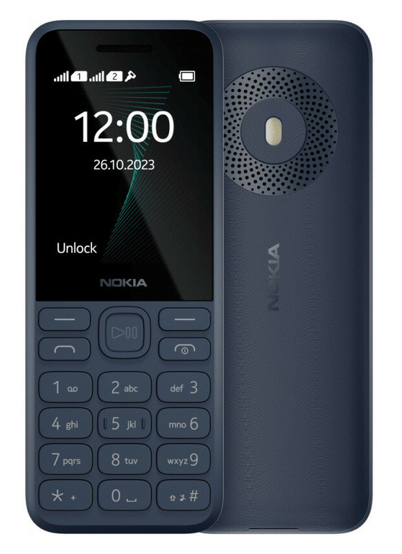 Мобильный телефон Nokia 130 DS TA-1576, 2.4" 320x240 TFT, 2-Sim, 1450 мА·ч, micro-USB, темно-синий (286838521)