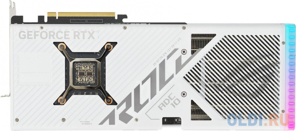 Видеокарта Asus PCI-E 4.0 ROG-STRIX-RTX4080S-O16G-WHITE NVIDIA GeForce RTX 4080 Super 16Gb 256bit GDDR6X 2640/23000 HDMIx2 DPx3 HDCP Ret