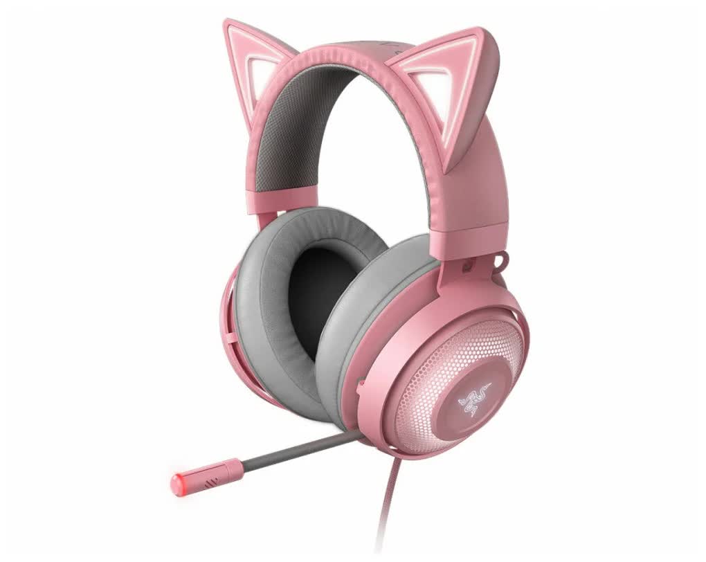 Наушники Razer Kraken Kitty Ed. - Quartz- USB Surround Sound Headset