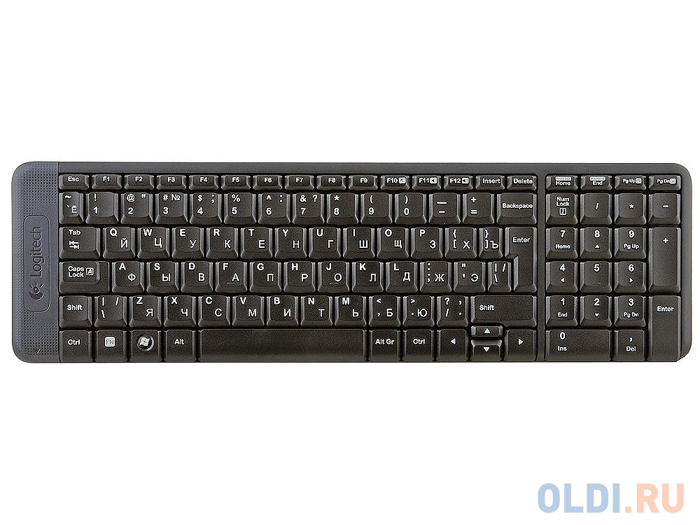 Комплект клавиатура+мышь Logitech MK220 черный USB 920-003169