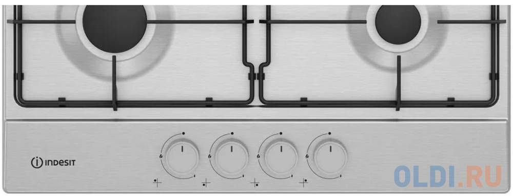 Газовая варочная поверхность Indesit THPM 641 IX/I нержавеющая сталь