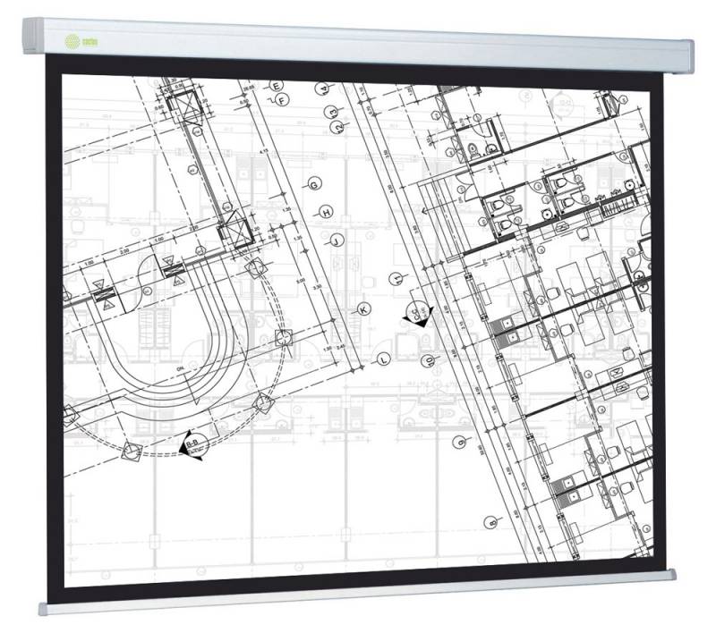 Экран настенно-потолочный Cactus Wallscreen CS-PSW-104X186 белый