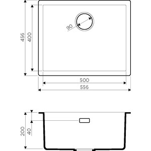 Кухонная мойка Omoikiri Yamakawa 55-U/I GR leningrad grey (4993777) в Москвe