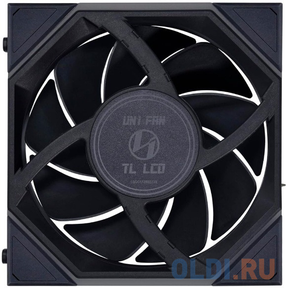 Lian Li G99.12TLLCD1B.R0 Вентилятор UNI FAN TL LCD 120 Black /12TLLCD1B/ 120х125х28мм (1.6” LCD дисплей, PWM, ARGB, 200-1900 об/мин, 27dBa)