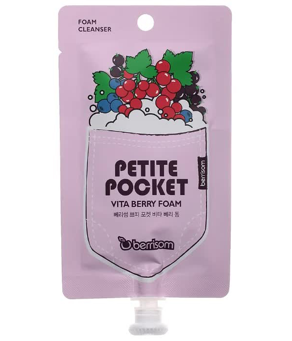 Пенка для умывания Petite Pocket vita berry foam 30гр