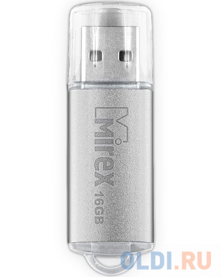 Флеш накопитель 16GB Mirex Unit, USB 2.0, Серебро