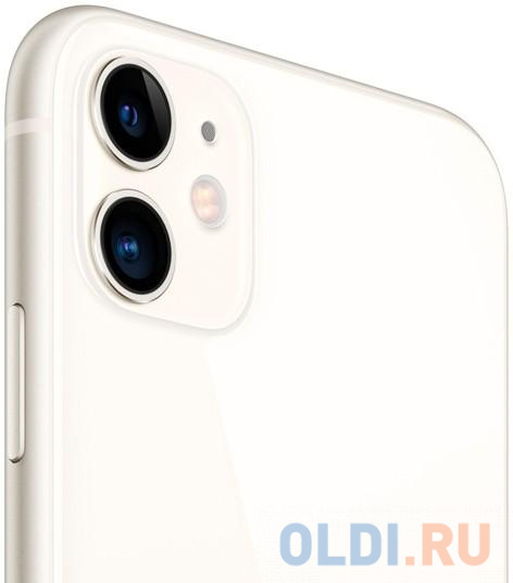 Смартфон Apple A2221 iPhone 11 128Gb 4Gb белый моноблок 3G 4G 2Sim 6.1" 828x1792 iPhone iOS 15 12Mpix 802.11 a/b/g/n/ac/ax NFC GPS GSM900/1800 GS