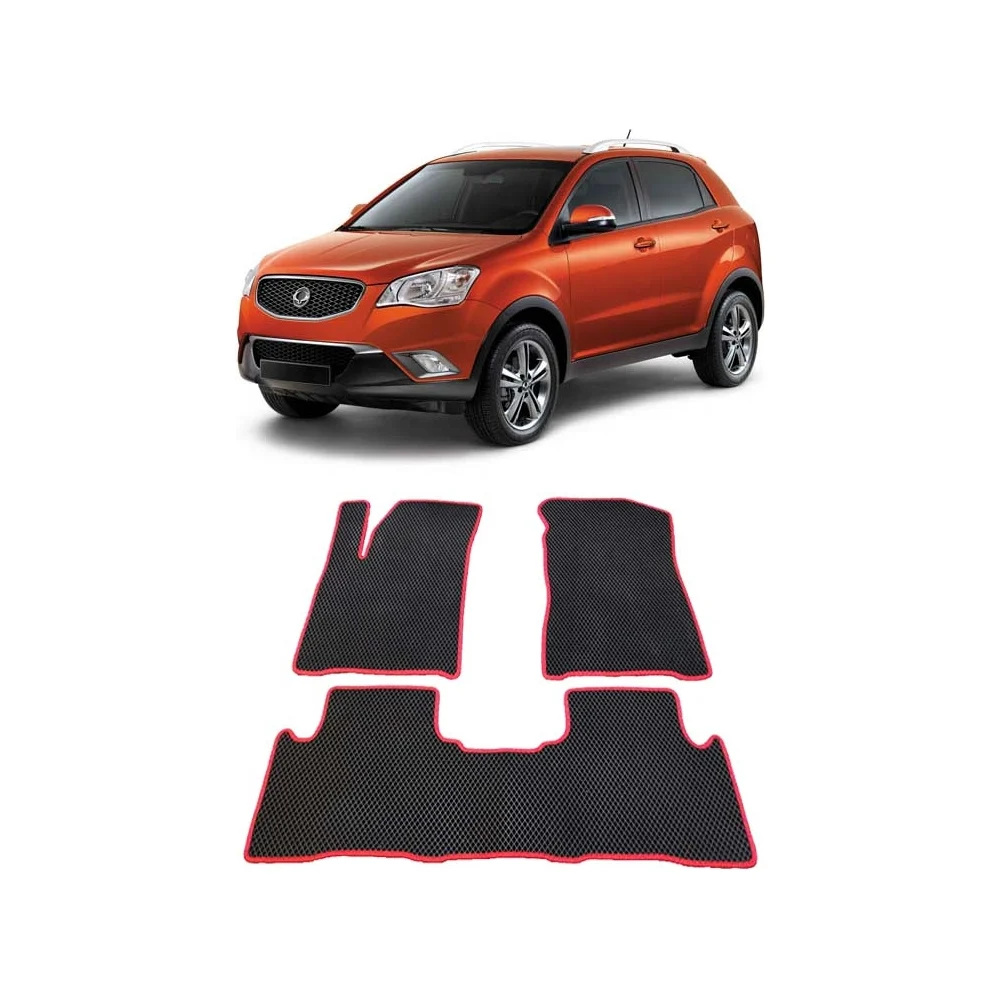 Ковры в салон автомобиля ssang yong actyon ii 2010 - Eva Smart 1742-A6A7-S <vendorcode>
