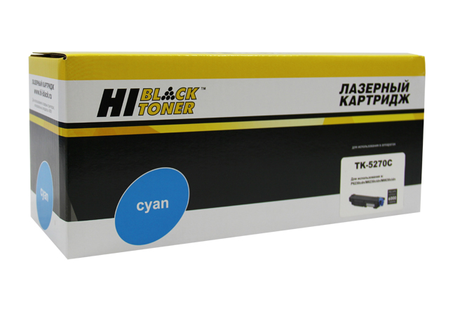 Картридж лазерный Hi-Black HB-TK-5270C (TK-5270C/1T02TVCNL0), голубой 6000 страниц, совместимый, для Kyocera M6230cidn/M6630/P6230cdn