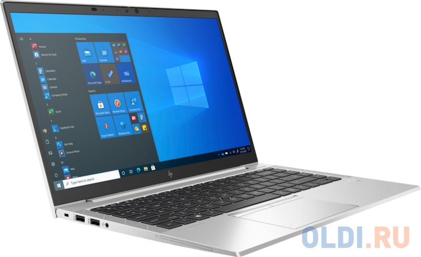 Ноутбук HP EliteBook 845 G8 14" 1920x1080/AMD Ryzen 5 Pro 5650U/RAM 8Гб/SSD 256Гб/AMD Radeon Graphics/ENG|RUS/Windows 10 Pro/серебристый/1.37 кг