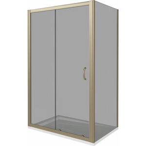 Душевой уголок Good Door Jazz WTW+SP 140x80 тонированный, бронза