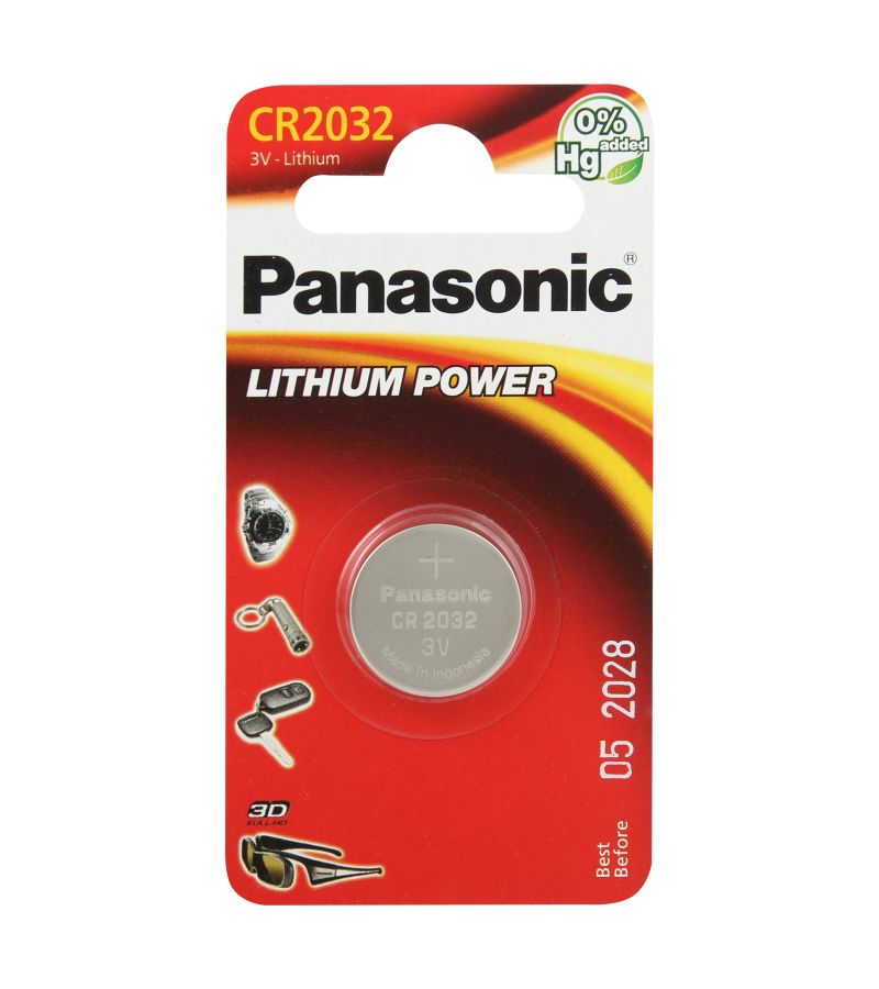 Батарейка Panasonic Lithium Power CR2032, 1шт.