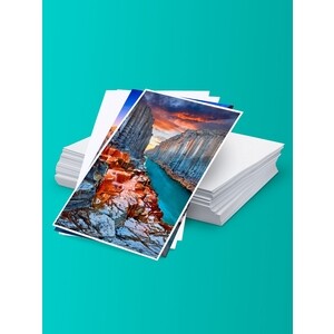 Фотобумага S'OK глянцевая, формат А5 (130x180 мм), плотность 200г/м2, 500 листов