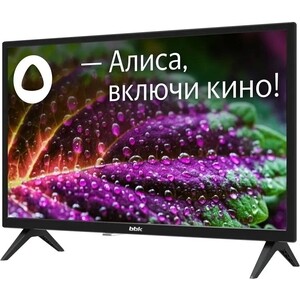 Телевизор BBK 24LEX-7208/TS2C черный (24'', HD, 60Гц, SmartTV, Яндекс, WiFi)