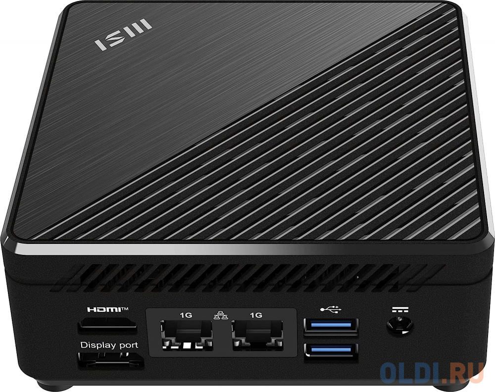 Неттоп MSI Cubi N ADL-019RU slim N100 (0.8) 4Gb SSD128Gb UHDG Windows 11 Professional GbitEth WiFi BT 65W черный (9S6-B0A911-071)