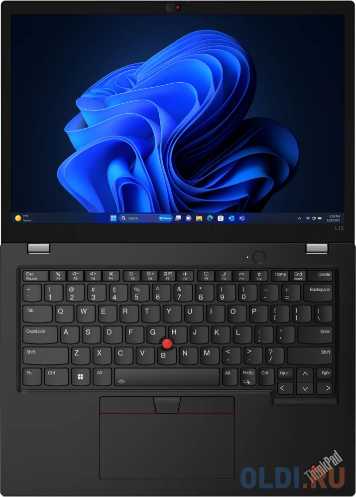 Ноутбук/ Lenovo ThinkPad L13 13.3" WUXGA AG 300nits,U5-125U ,512GB SSD M.2 2280 NVMe G4,Integrated,FHD IR Cam, Intel AX211 2x2AX 6E+BT ,No Wired