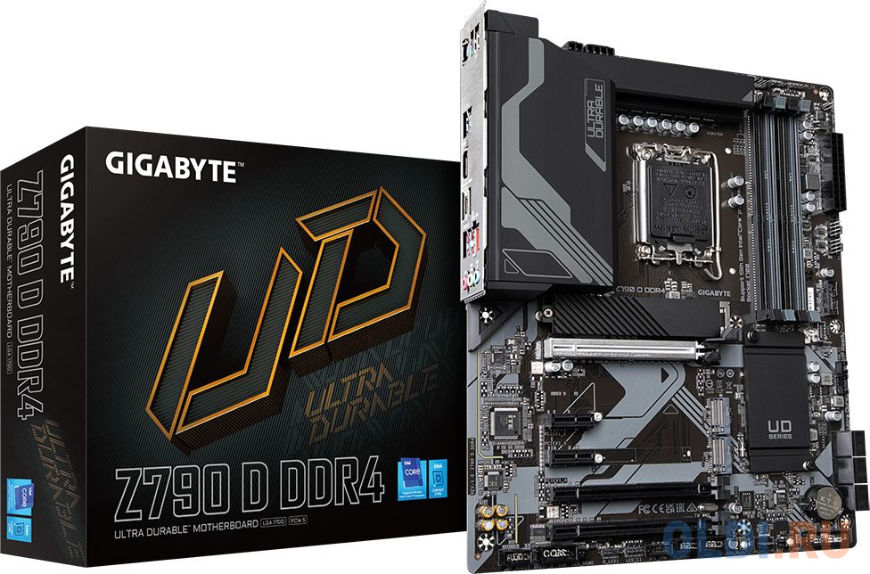 GIGABYTE Z790 D DDR4, LGA1700, Z790, 4*DDR4, HDMI,  6 SATA 6 Гб/с, M2, Audio, Gb LAN, USB 3.2, USB 2.0, Type-C, ATX