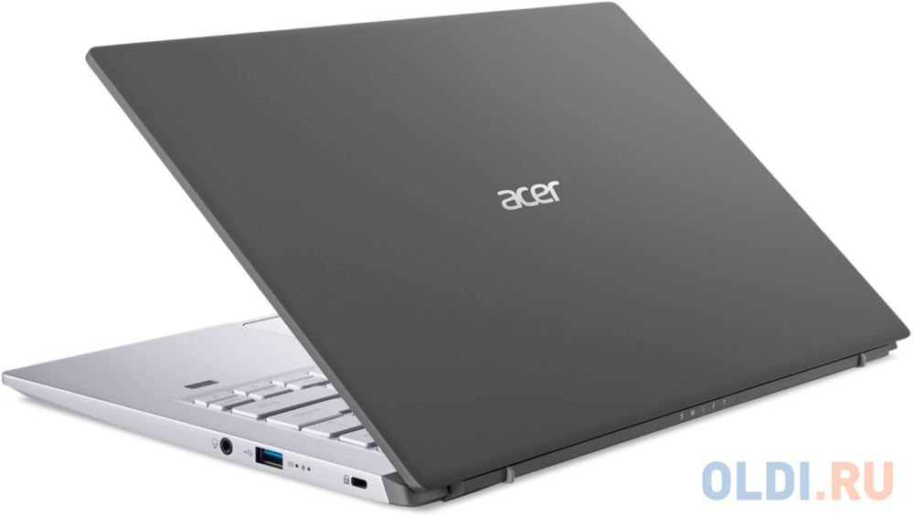 Ноутбук Acer Swift 3 SFX14-42G Ryzen 5 5625U/8Gb/SSD512Gb/RTX 3050 4GB/14&quot;/IPS/FHD/noOS/silver (NX.K78ER.005)
