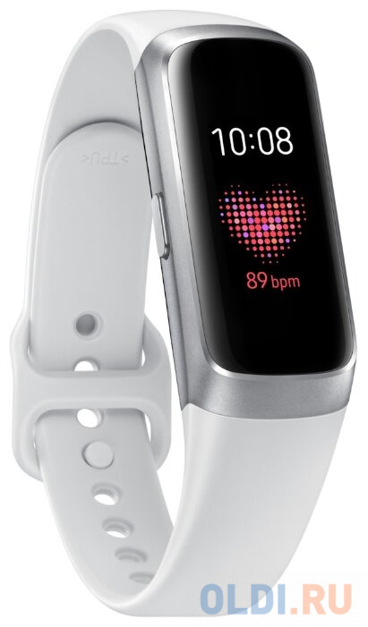 Смарт-часы Samsung Galaxy Fit 0.95" AMOLED серебристый (SM-R370NZSASER)