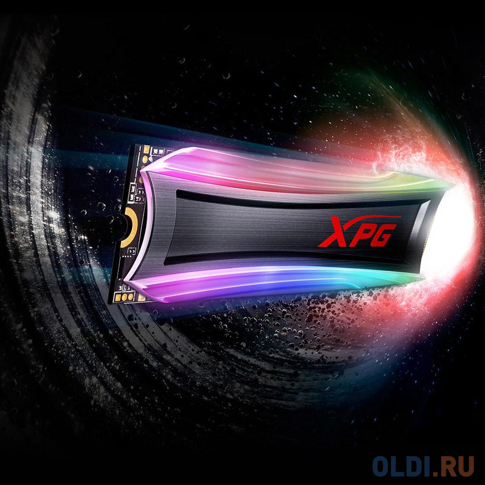 SSD накопитель A-Data XPG SPECTRIX S40G RGB 2 Tb PCI-E 3.0 x4