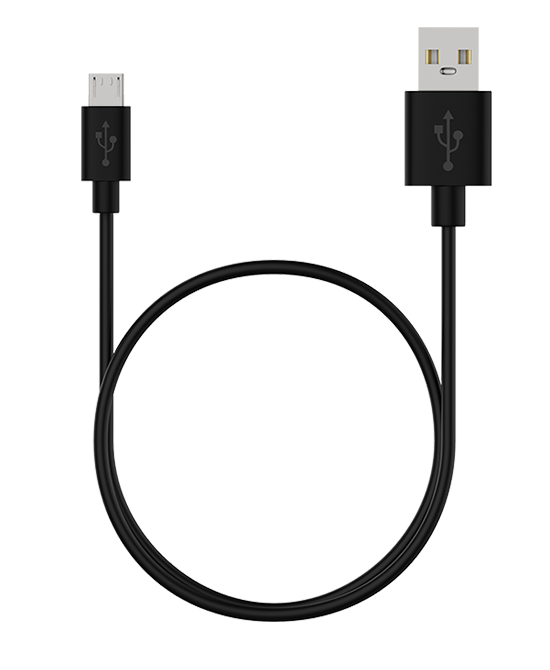 Кабель USB 2.0(Am)-Micro USB 2.0(Bm), 2A 1.2 м, черный Maxvi MC-01 plus