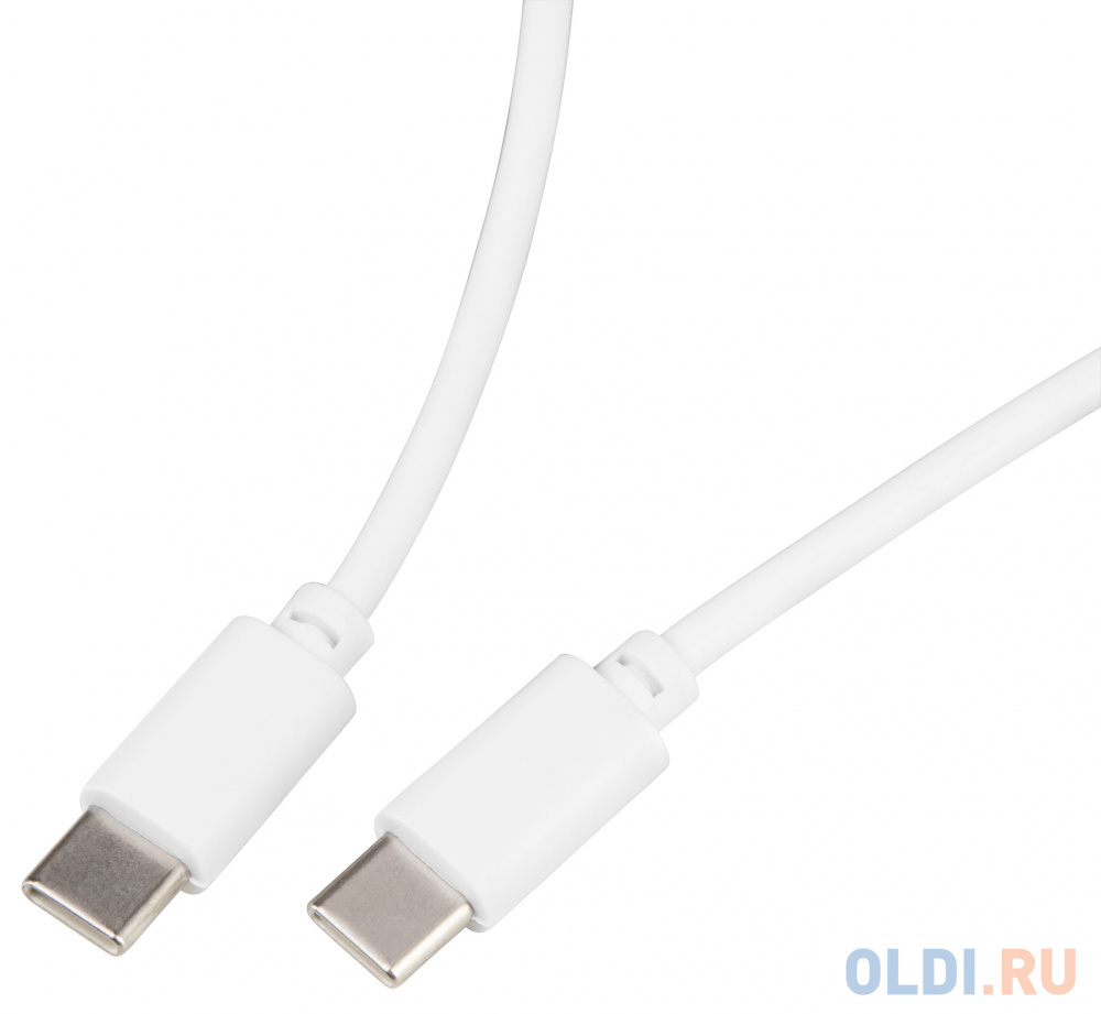 Кабель Buro PD15W USB Type-C (m)-USB Type-C (m) 1м белый в Москвe